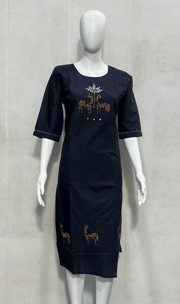 Aplic Haran kurti (Navy Bule)