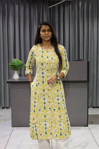 Patola Print yellow